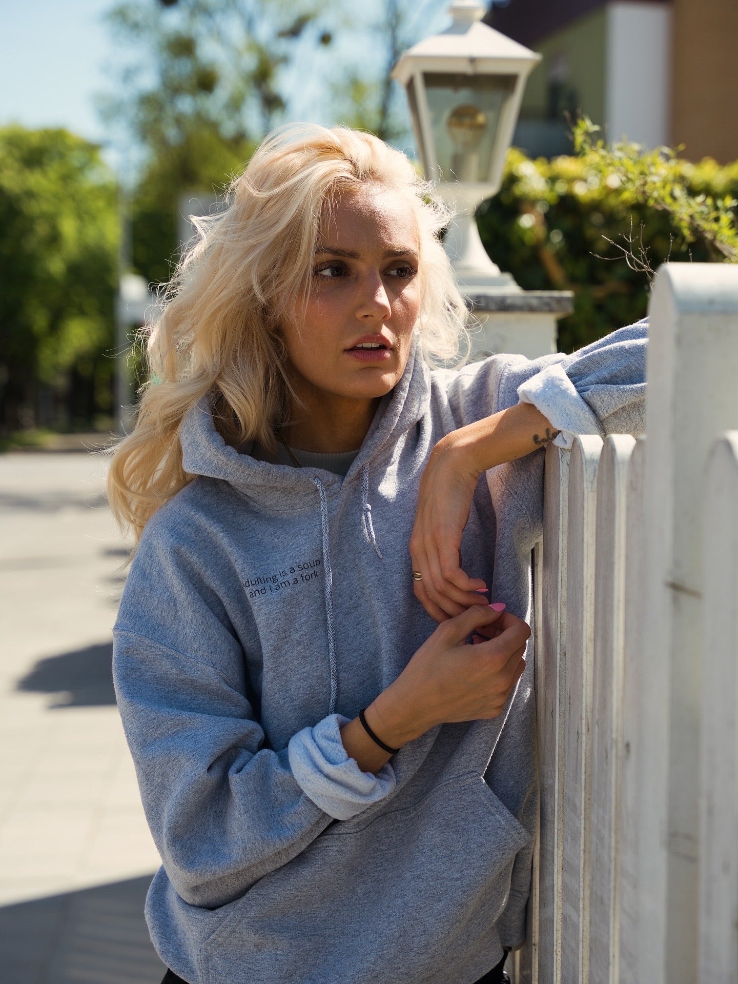 Hoodie - Adulting is a soup and I am a fork