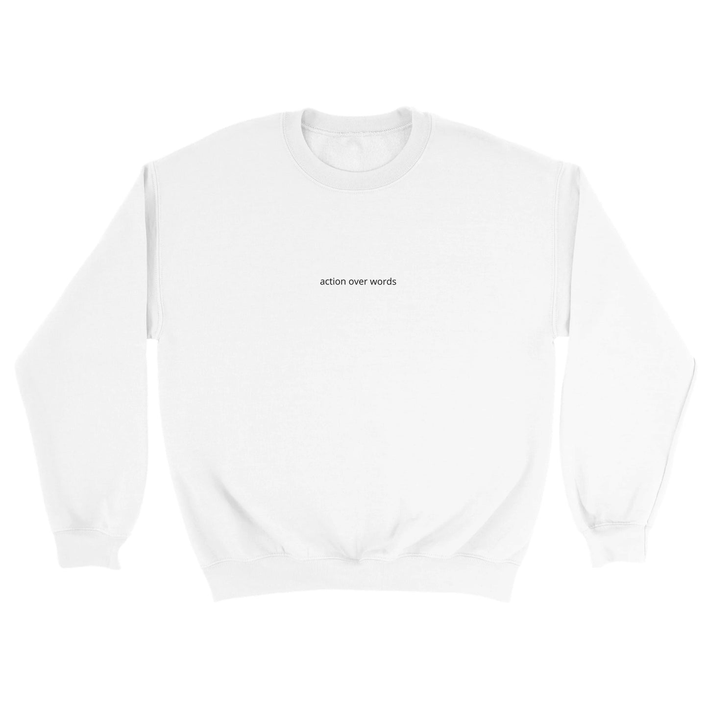 Pullover - action over words